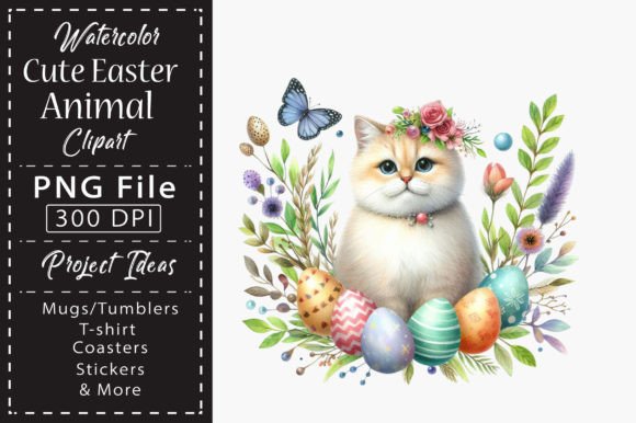 Download Watercolor Cute Easter Animal Clipart - Art Collection
