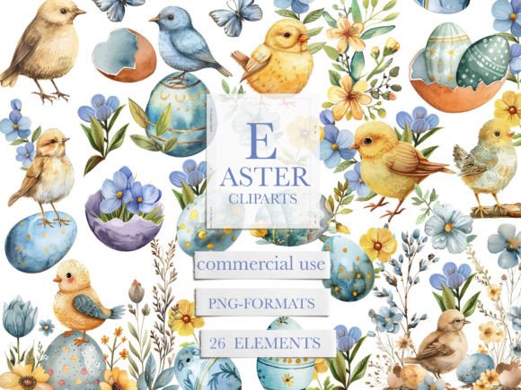 Download Easter Watercolor Clipart, Funny Chicken - Art Collection