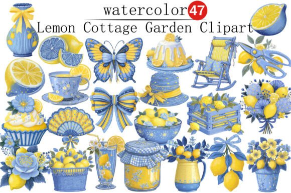 Download Lemon Cottage Garden Clipart - Art Collection