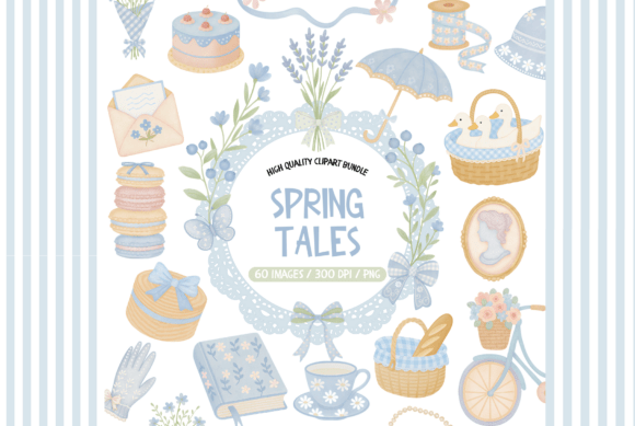 Download Watercolor Spring Cottagecore Clipart - Art Collection