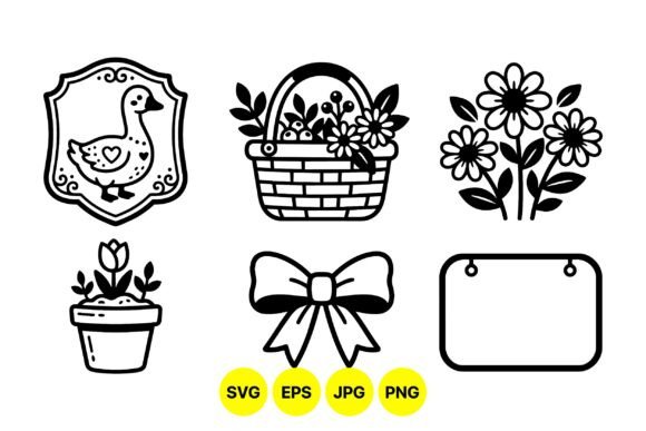 Download Rustic Spring Farmhouse Clipart - Art Collection