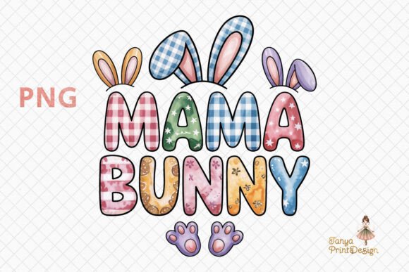 Download Mama Bunny Easter Clipart PNG Design - Premium Bundle