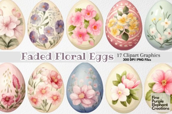 Download Cute Shabby Chic Easter Eggs PNG Clipart - Art Collection