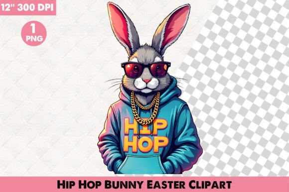 Download Hip Hop Bunny Easter Clipart - Art Collection