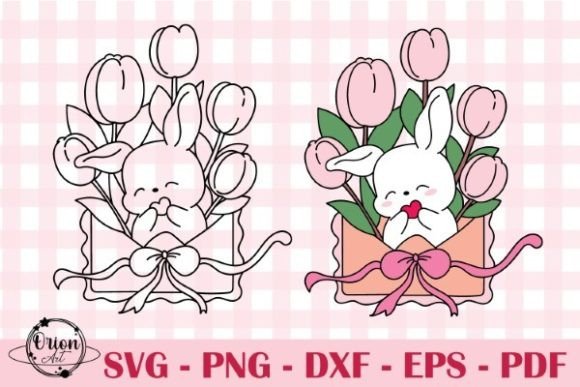 Download Cute Bunny SVG PNG Sublimation Clipart - Art Collection