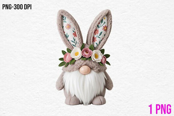 Download Bunny Gnome PNG Clipart - Art Collection