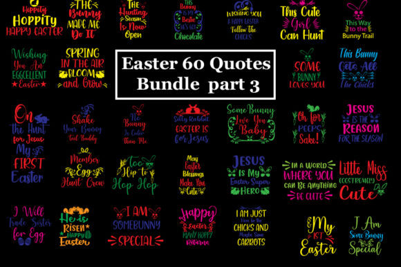 Download 60 Easter Quotes Bundle Part 3 - Art Collection
