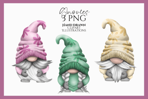 Download Spring Floral Gnome PNG Clipart Set - Art Collection