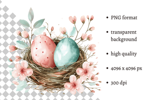Download Watercolor Easter Eggs Clipart - Art Collection