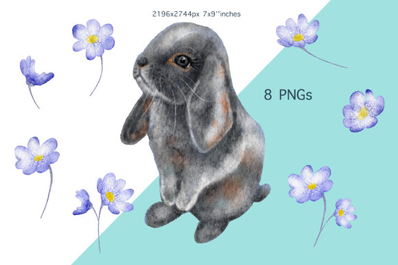 Download Watercolor Cute Easter Bunny Clip Art - Art Collection