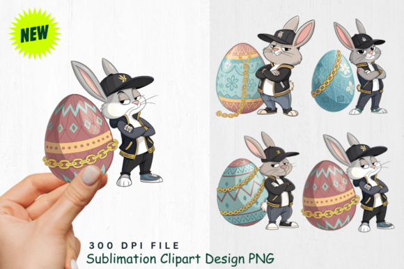 Download Hip Hop Bunny Easter Clipart, Bunny PNG - Art Collection