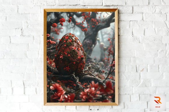 Download Fantasy Easter Eggs in the Forest Art - Art Collection