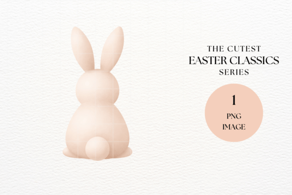 Download Classic Easter Bunny Back View Clipart - Art Collection