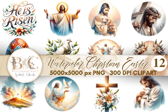 Download Watercolor Christian Easter Clipart - Art Collection