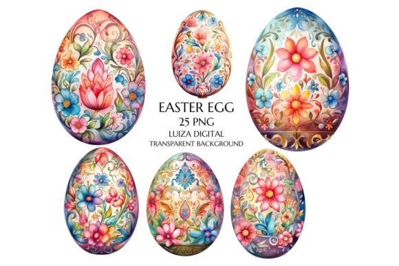 Download Watercolor Easter Eggs Clipart, - Art Collection