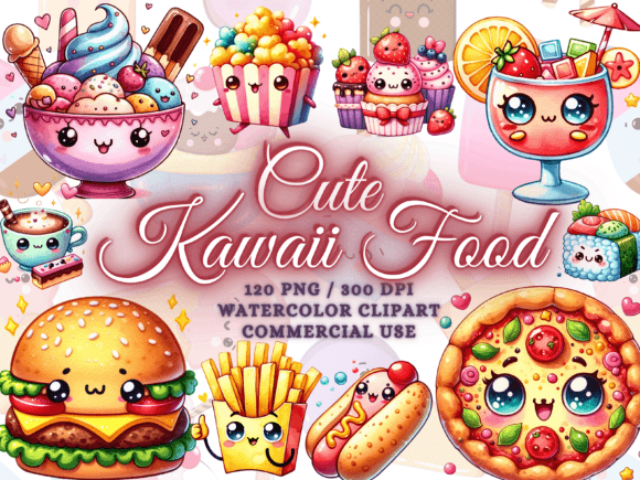 Download Kawaii Food Clipart - Kawaii Clipart Png - Art Collection