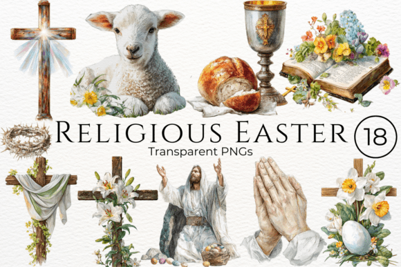 Download Religious Easter Watercolor Clipart - Art Collection