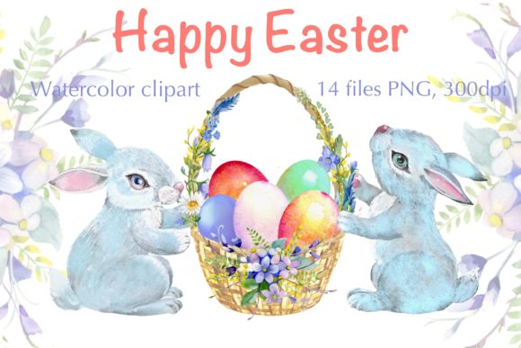 Download Easter Watercolor Clipart,easter Bunny - Art Collection