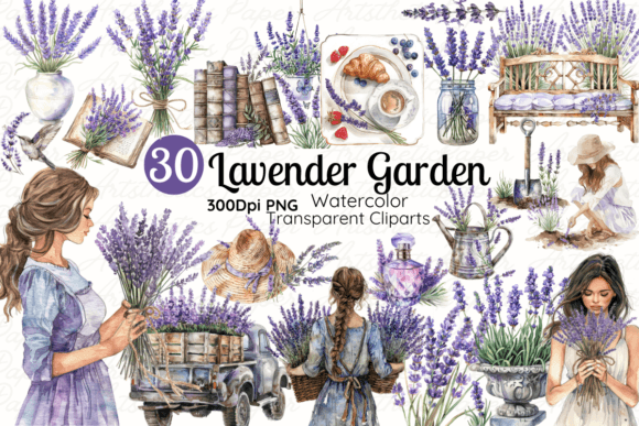 Download Watercolor Lavender Clipart Lavender PNG - Art Collection