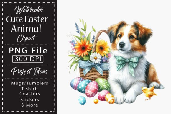 Download Watercolor Cute Easter Animal Clipart - Art Collection