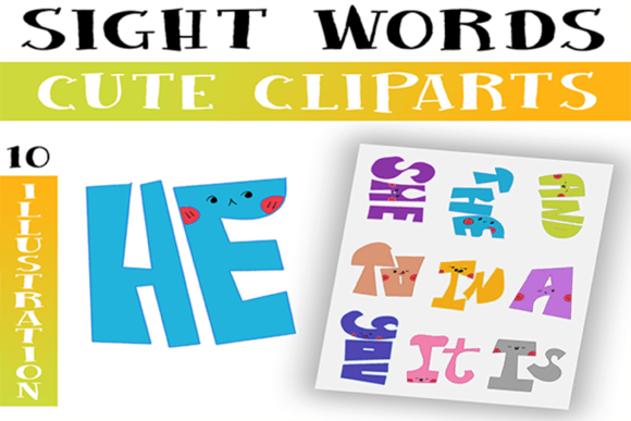 Download Sight Words Cliparts / Commercial Use - Art Collection