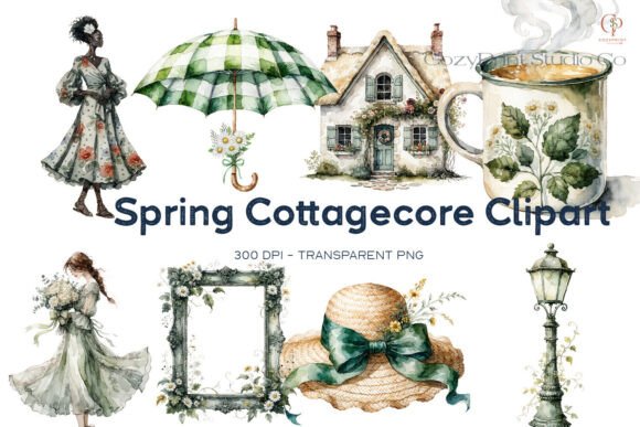 Download Spring Cottagecore Clipart - Art Collection