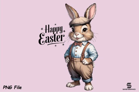Download Happy Easter Rabbit Bunny Clipart Png - Art Collection