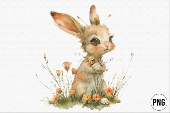 Download Whimsical Bunny Clipart - Art Collection