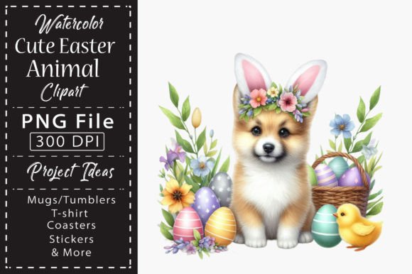 Download Watercolor Cute Easter Animal Clipart - Art Collection