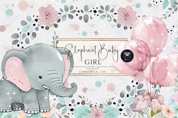 Download Elephant Baby Girl Clipart - Art Collection