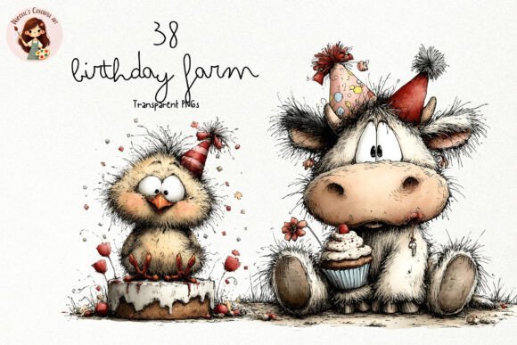Download Cute Birthday Farm PNG Clipart - Art Collection