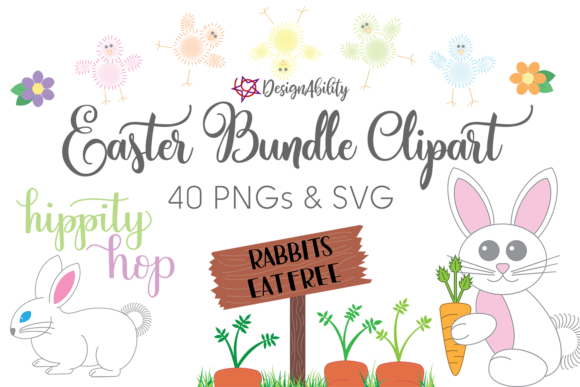 Download Easter Bundle Clipart SVG &amp; PNGs - Art Collection