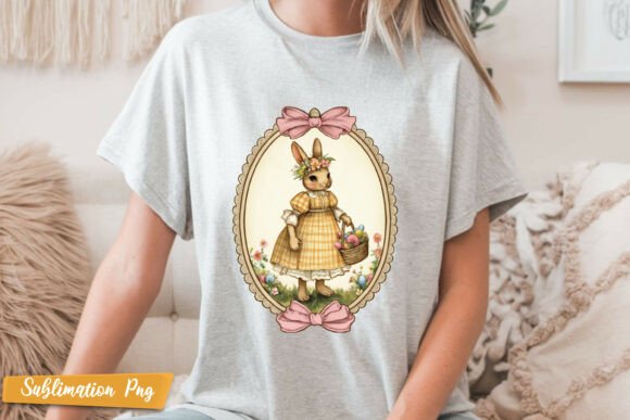 Download Vintage Easter Bunny Clipart Png Bundle - Art Collection