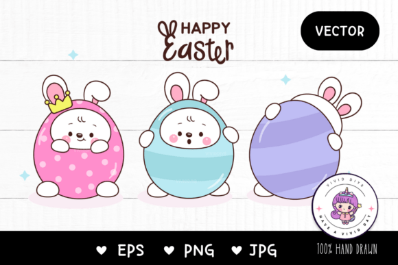 Download Cute Bunny Clipart and Egg Awaii Animals - Cute bunny clipart Collection