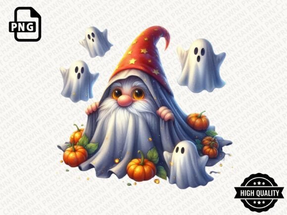 Download Watercolor Halloween Gnome Clipart PNG - Art Collection