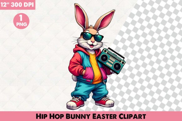 Download Hip Hop Bunny Easter Clipart - Art Collection