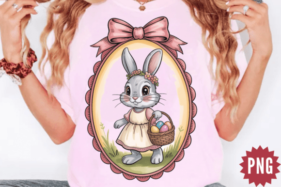 Download Pastel Easter Bunny Clipart PNG Design - Art Collection