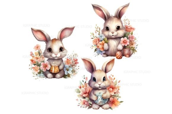 Download Vintage Easter Bunny Clipart - Art Collection