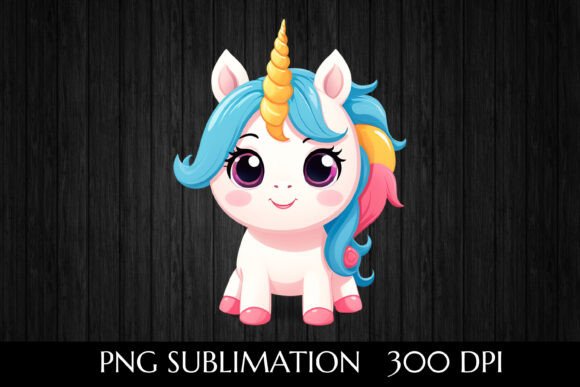 Download Cartoon Unicorn with Floral Headband - Art Collection